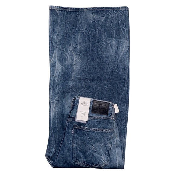 Levi's® Made & Crafted® Wide Barrel Women’s Jeans Sweetwater - Medium Stone Wash - Picture 8 of 16